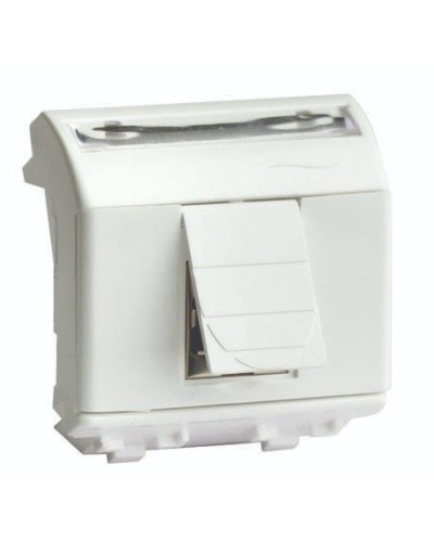 Розетка RJ-45 Brava 2 модуля слоновая кость (75450S): Розетка компьютерная с двумя разъёмами в Рязани