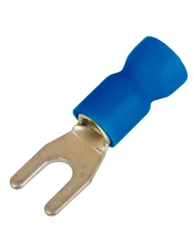 Наконечник вилочный НВИ 1,5-2,5 М3 (D3,2мм) (100 шт) (2B13P-EE-PVC). Наконечник вилочный с изолированным фланцем ПВХ. ДКС в Рязани