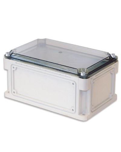 Корпус RAM box 300х150х146, высота крышки 21 мм, IP67 (531211). Корпус с фланцами и прозрачной крышкой, без монтажной платы. ДКС в Рязани