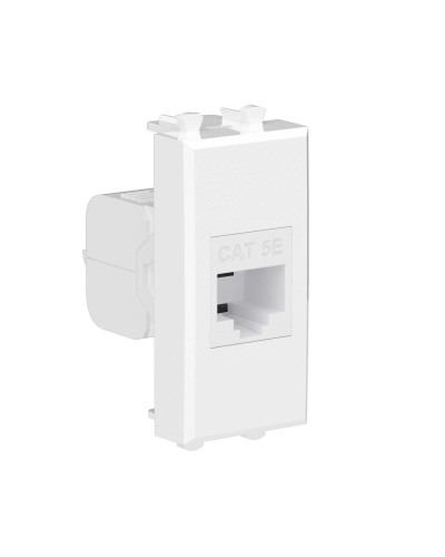 Розетка RJ-45 Avanti 1 модуль белое облако (4400661): Розетка компьютерная, без шторки модульная, кат.5е в Рязани