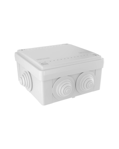 Коробка ответвительная с кабельными вводами IP55, 100х100х50 (53801). Коробка ответвительная. ДКС в Рязани