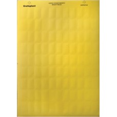 Табличка самоламинирующаяся 23х12мм, желтая (1300 шт) (SITFL02312Y): Табличка самоламинирующаяся, полиэстер
