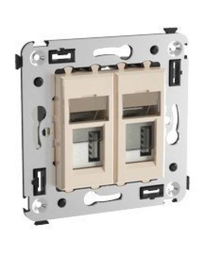 Розетка USB в стену Avanti ванильная дымка (4405543). Розетка USB. ДКС в Рязани