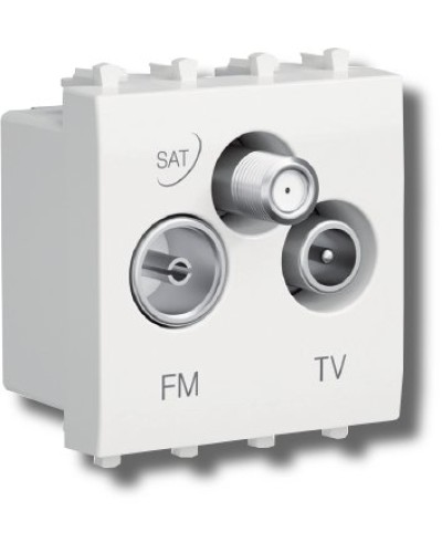 Розетка TV-FM-SAT Avanti 1 модуль ванильная дымка (4405532): Розетка TV-FM-SAT в Рязани