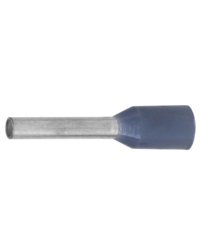 Наконечник-гильза НШВИ 0.75-12, серый (100 шт) (IF0.75-12GR). Наконечник-гильза с изолированным фланцем. ДКС в Рязани