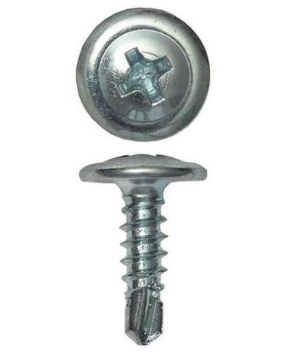 Саморез с пресс-шайбой 4.2х13 со сверлом (200 шт) (CM274013). Саморез с пресс-шайбой. ДКС в Рязани