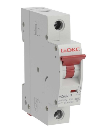 YON max MD63N 1P 63А 6кА C (MD63N-1PC63). Автоматический выключатель. ДКС в Рязани
