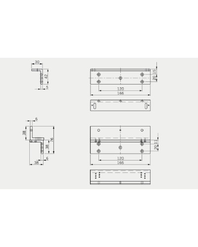 L+Z кронштейн для EMC 1200 ALH. L+Z кронштейн для EMC 1200 ALH. dormakaba в Рязани