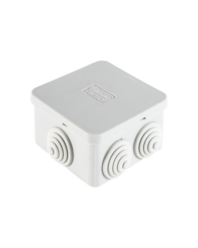 Коробка JBS070 70х70х40, 6 вых., IP44, серая (44056). Коробка монтажная. Экопласт в Рязани
