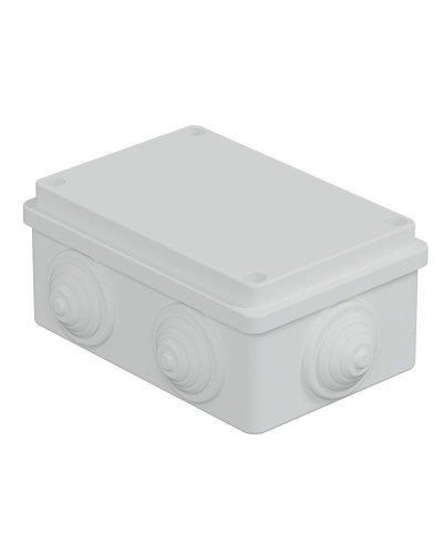 Коробка JBS120 120х80х50, 6 вых., IP55, белая (44008W-1). Коробка монтажная. Экопласт в Рязани