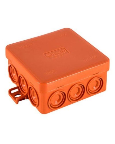 Коробка JBL085 85х85х38, 12 вых., 4P (0,15...6мм²) (43755HF): Коробка монтажная, огнестойкая, без галогена в Рязани
