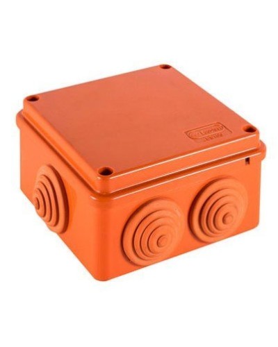 Коробка JBS100 100х100х55, 6 вых., 4P (1,5-10мм²) (43347HF): Коробка монтажная, огнестойкая, без галогена в Рязани
