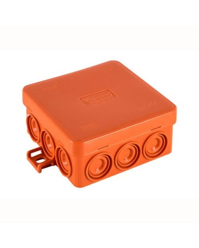 Коробка JBL085 85х85х38, 12 вых., 3P (0,15...4мм²) (43465HF). Коробка монтажная, огнестойкая, без галогена. Экопласт в Рязани