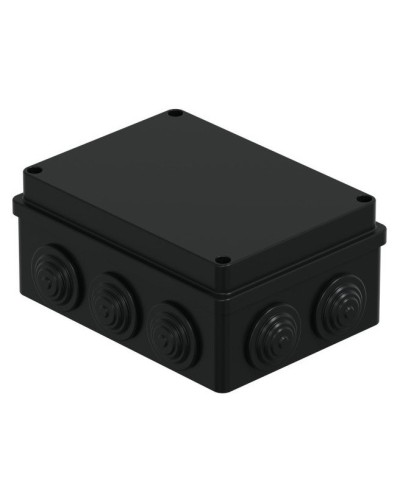 Коробка JBS150 150х110х70, 10 вых., IP55, черная (44009BL-1). Коробка монтажная. Экопласт в Рязани