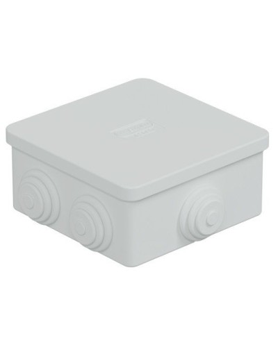 Коробка JBS080 85х85х40, 6 вых, IP44, белая (44006W-1). Коробка монтажная. Экопласт в Рязани