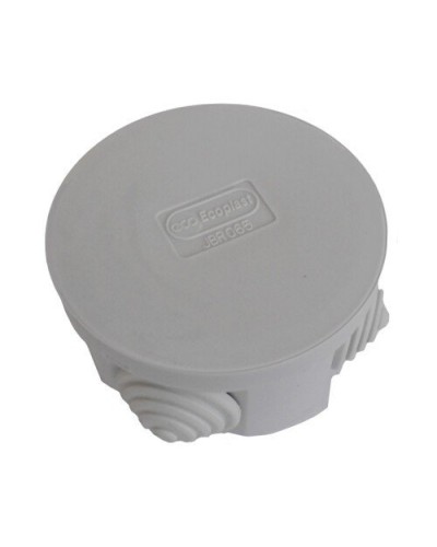 Коробка 3001 D70x36, 4 вых, IP55, серая (44001). Коробка монтажная. Экопласт в Рязани