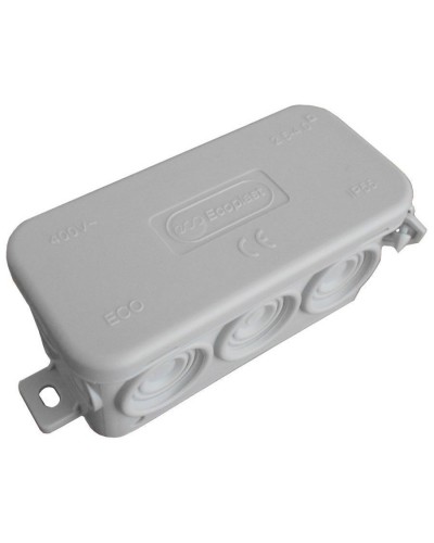 Коробка JBL090 90х42х40, 10 вых., IP55, белая (44055W-1). Коробка монтажная. Экопласт в Рязани