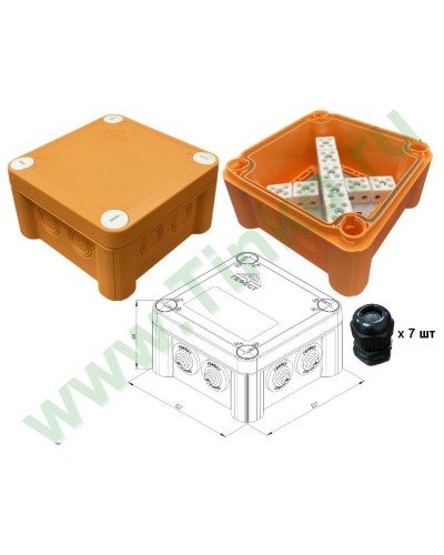 КМ-О-1212(П)(18к)-IP66(П6-12): Коробка монтажная огнестойкая в Рязани