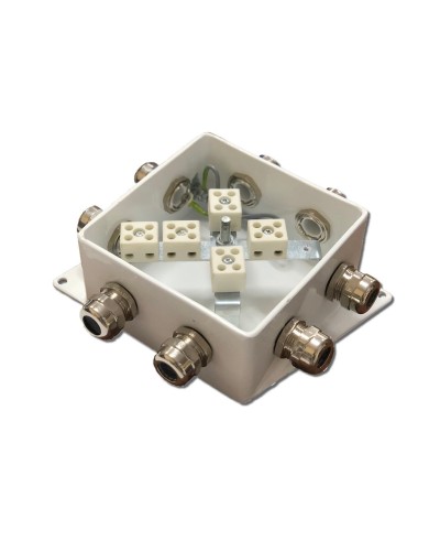 КМ-О (10к*6,0)-IP66-120х120, пять вводов: Коробка монтажная огнестойкая в Рязани