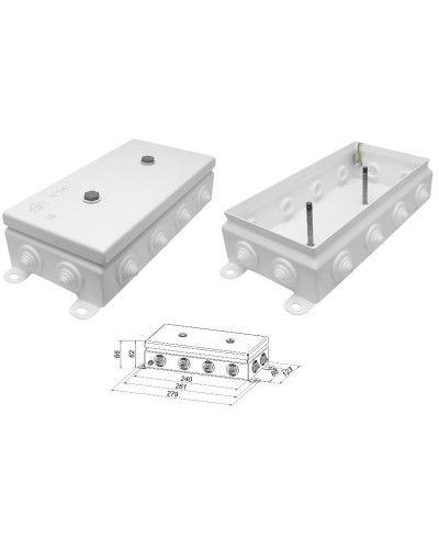 КМ IP55-1224. Коробка монтажная электротехническая. Гефест в Рязани