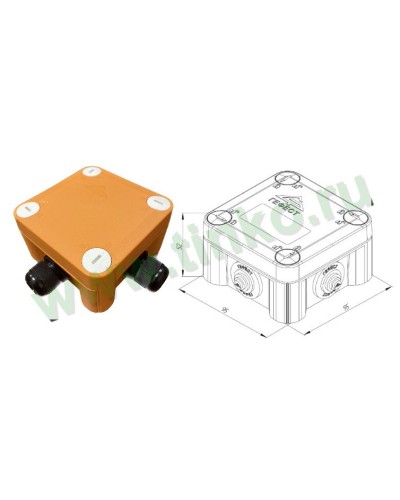 КМ-О-1010(П)(8к)-IP66(П6-12): Коробка монтажная огнестойкая в Рязани