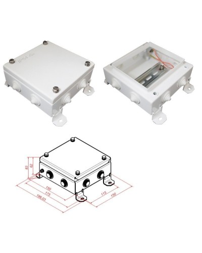 КМ IP55-1515. Коробка монтажная электротехническая. Гефест в Рязани