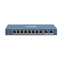 F-SW-EU410HPOE-V. Сетевой PoE коммутатор. i-FLOW