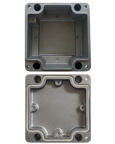 МКС Мороз, глухая, IP66/IP68, серый. Коробка коммутационная металлическая. Магнито-Контакт в Рязани