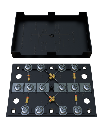 KRA-4 75 Om black (MEC42102). Коробка на 4 абонента. МЭК-Электрика в Рязани