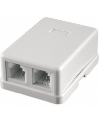 STK-RJ-45(8P8C), CAT.6, 2 выхода, Dual IDC компьютерная розетка: Розетка компьютерная 2 выхода в Рязани