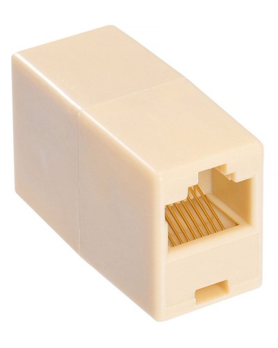 RJ-45 (розетка)-RJ-45 (розетка) (бежевый): Разъем распределительный в Рязани