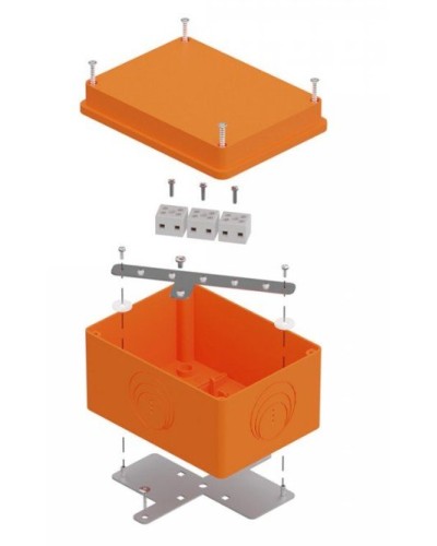 Коробка огнестойкая 150х110х90 E15-E120 для о/п (40-0351-FR2.5-6). Коробка огнестойкая для открытой установки. Промрукав в Рязани