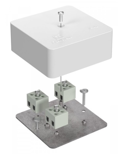 Коробка огнестойкая 75х75х30 (40-0450-FR2.5-6). Коробка огнестойкая для открытой установки. Промрукав в Рязани