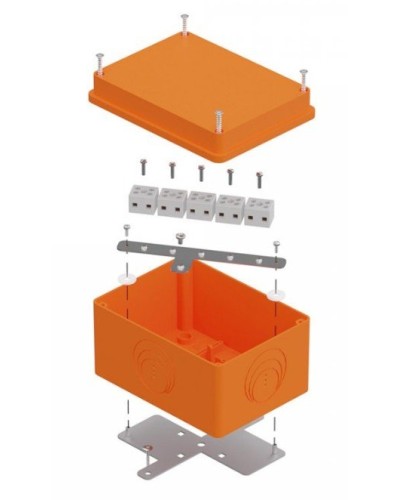 Коробка огнестойкая 150х110х90 E15-E120 для о/п (40-0351-FR6.0-10). Коробка огнестойкая для открытой установки. Промрукав в Рязани