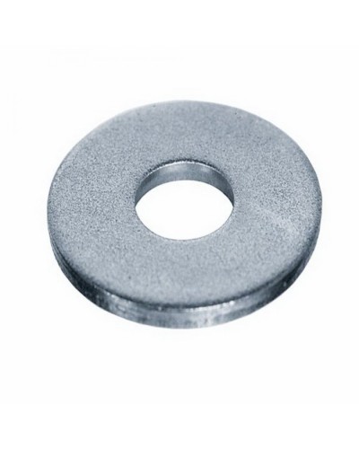 Шайба с широкими полями (кузовная) оцинкованная M10 (DIN 9021) (100 шт) (PR08.2379). Шайба с широкими полями. Промрукав в Рязани