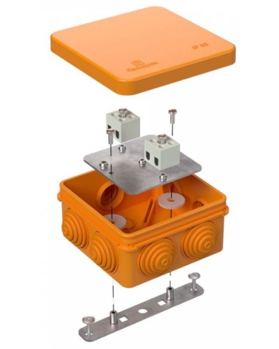 Коробка огнестойкая 80х80х40 (40-0210-FR1.5-4). Коробка огнестойкая для открытой установки. Промрукав в Рязани