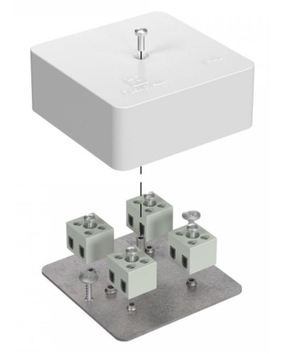 Коробка огнестойкая 75х75х30 (40-0450-FR2.5-8). Коробка огнестойкая для открытой установки. Промрукав в Рязани