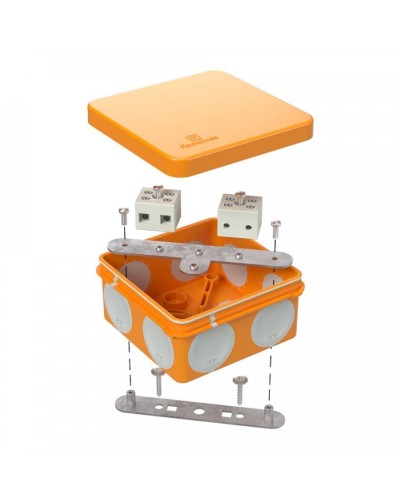 Коробка огнестойкая 80х80х40 (60-0210-FR6.0-4). Коробка огнестойкая для открытой установки. Промрукав в Рязани