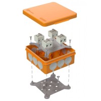 Коробка огнестойкая для о/п двухкомпонентная 60-0303-FR6.0-8 Е15-Е120 100х100х40 Промрукав. Коробка огнестойкая. Промрукав
