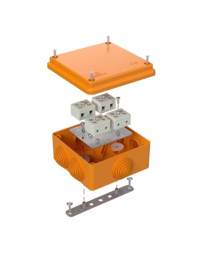 Коробка огнестойкая 100х100х50 для о/п (40-0300-FR6.0-8). Коробка огнестойкая для открытой установки. Промрукав в Рязани