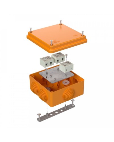 Коробка огнестойкая 100х100х50 (40-0300-FR6.0-6). Коробка огнестойкая для открытой установки. Промрукав в Рязани