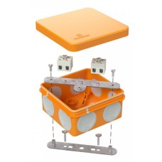 Коробка огнестойкая 80х80х40 (60-0210-FR2.5-6). Коробка огнестойкая для открытой установки. Промрукав