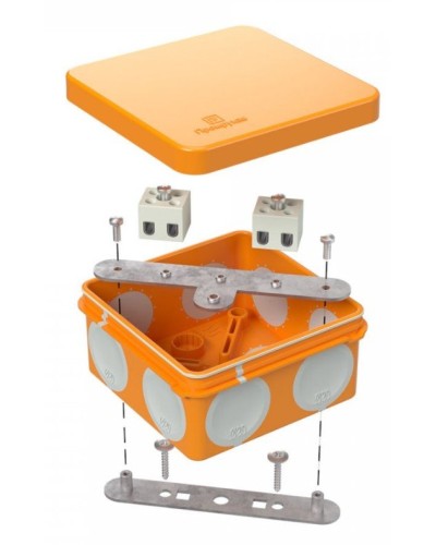 Коробка огнестойкая 80х80х40 (60-0210-FR2.5-6). Коробка огнестойкая для открытой установки. Промрукав в Рязани