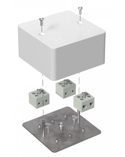 Коробка огнестойкая 103х103х45 (40-0470-FR2.5-6). Коробка огнестойкая для открытой установки. Промрукав в Рязани