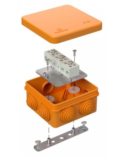 Коробка огнестойкая 80х80х40 (40-0210-FR2.5-6). Коробка огнестойкая для открытой установки. Промрукав в Рязани