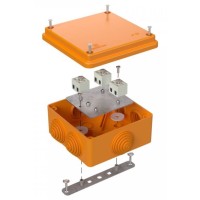 Коробка огнестойкая 100х100х50 (40-0300-FR1.5-6). Коробка огнестойкая для открытой установки. Промрукав