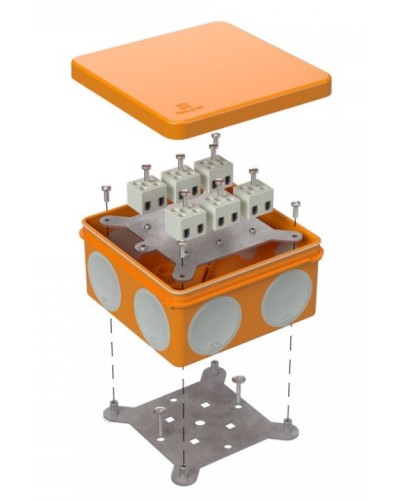 Коробка огнестойкая 60-0300-FR2.5-12 Е15-Е120 100х100х50. Коробка огнестойкая для открытой установки. Промрукав в Рязани