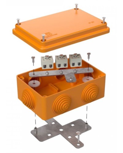 Коробка огнестойкая 120х80х50 (40-0340-FR2.5-6). Коробка огнестойкая для открытой установки. Промрукав в Рязани