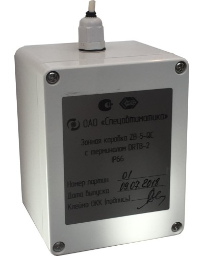 ZB-5-QC с DRTB-2 исп.01. Монтажная зонная коробка. Спецавтоматика, Москва в Рязани