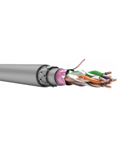 TechnoLAN F/UTP SWA PS Cat 5e ZH нг(A)-HF 2x2x0,52. Кабель «витая пара» (LAN) для структурированных систем связи. СПКБ-Техно в Рязани